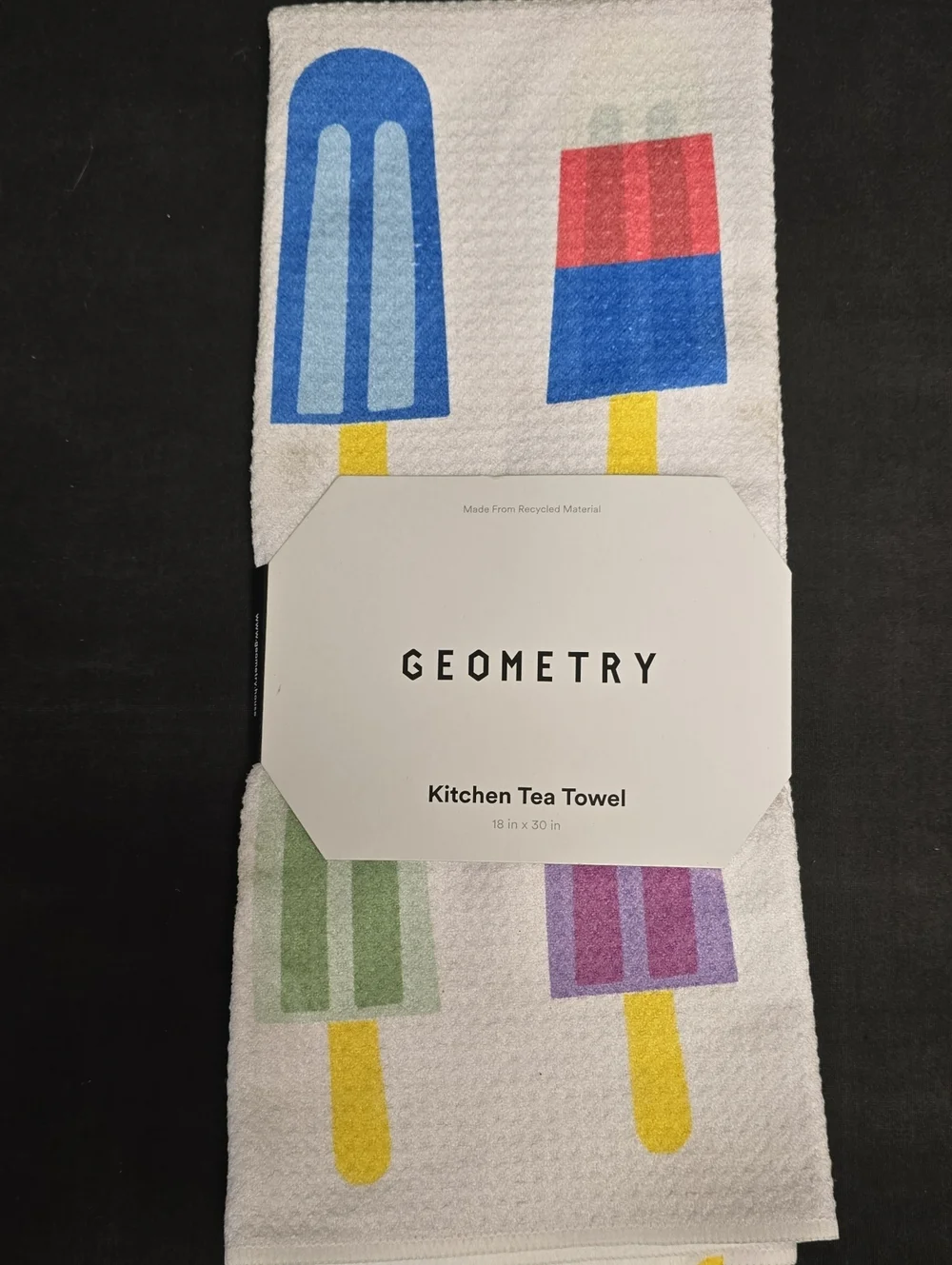 GeometryPoppy Popsicles Tea Towel- NWT